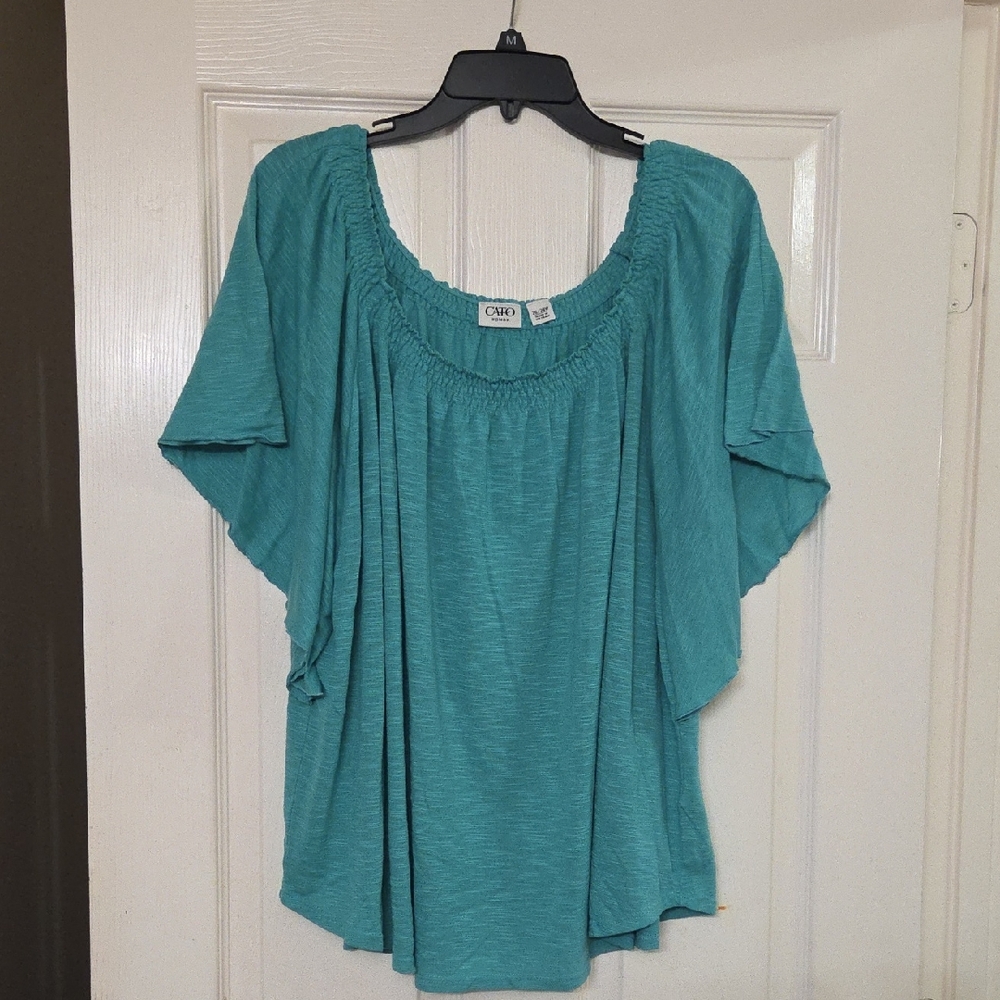 Chaps Aqua Women's Blouse